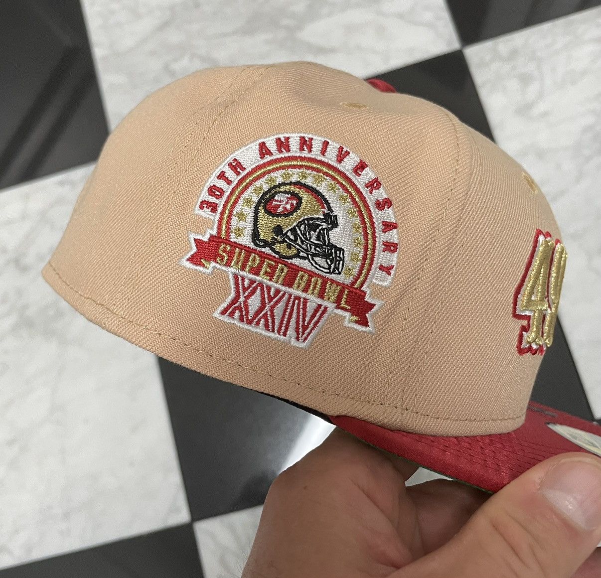 New Era 🔥49ers fitted hat size 7 with satin brim Size ONE SIZE - 3 Thumbnail