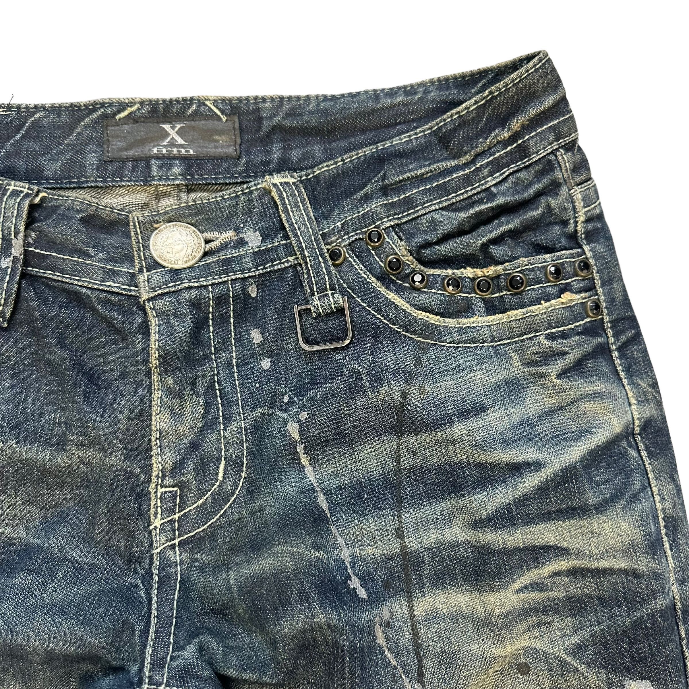 Japanese Brand Xfrm WILD JEANS #8514-012 Size 31" - 4 Thumbnail