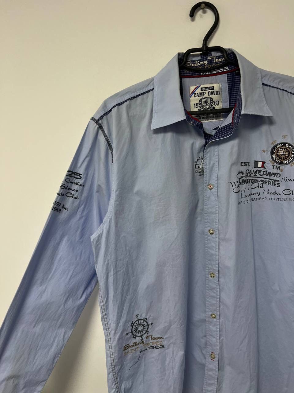 Camp David Camp David Muscle Fit Button Down Shirt Urban and Outdoor XL Size US XL / EU 56 / 4 - 7 Thumbnail