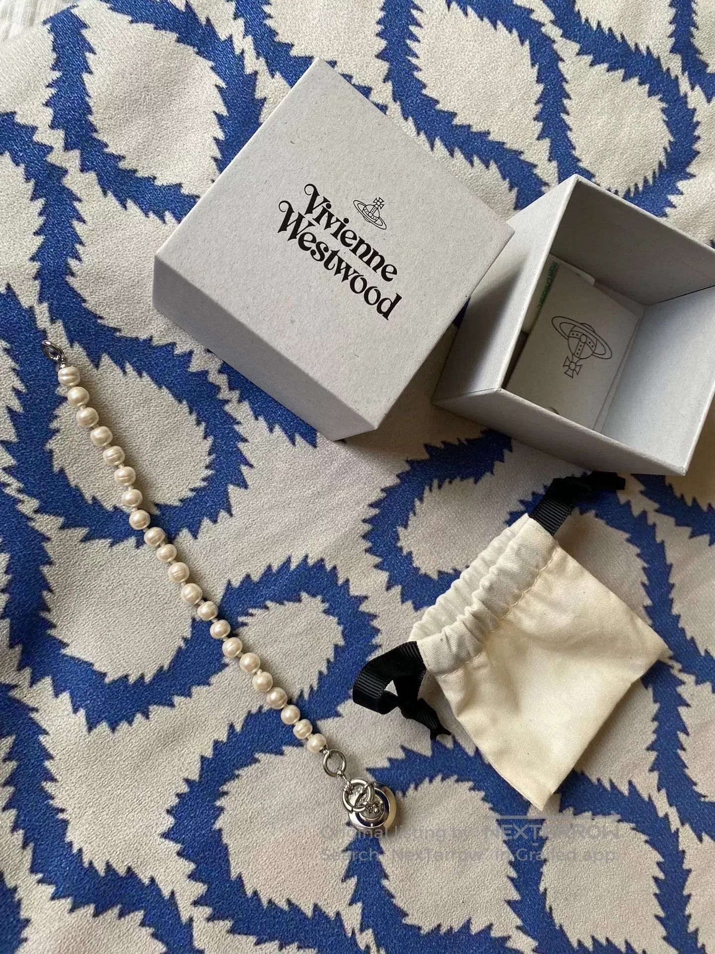 Vivienne Westwood Vivienne Westwood Pearl Saturn Bracelet. Size ONE SIZE - 7 Thumbnail