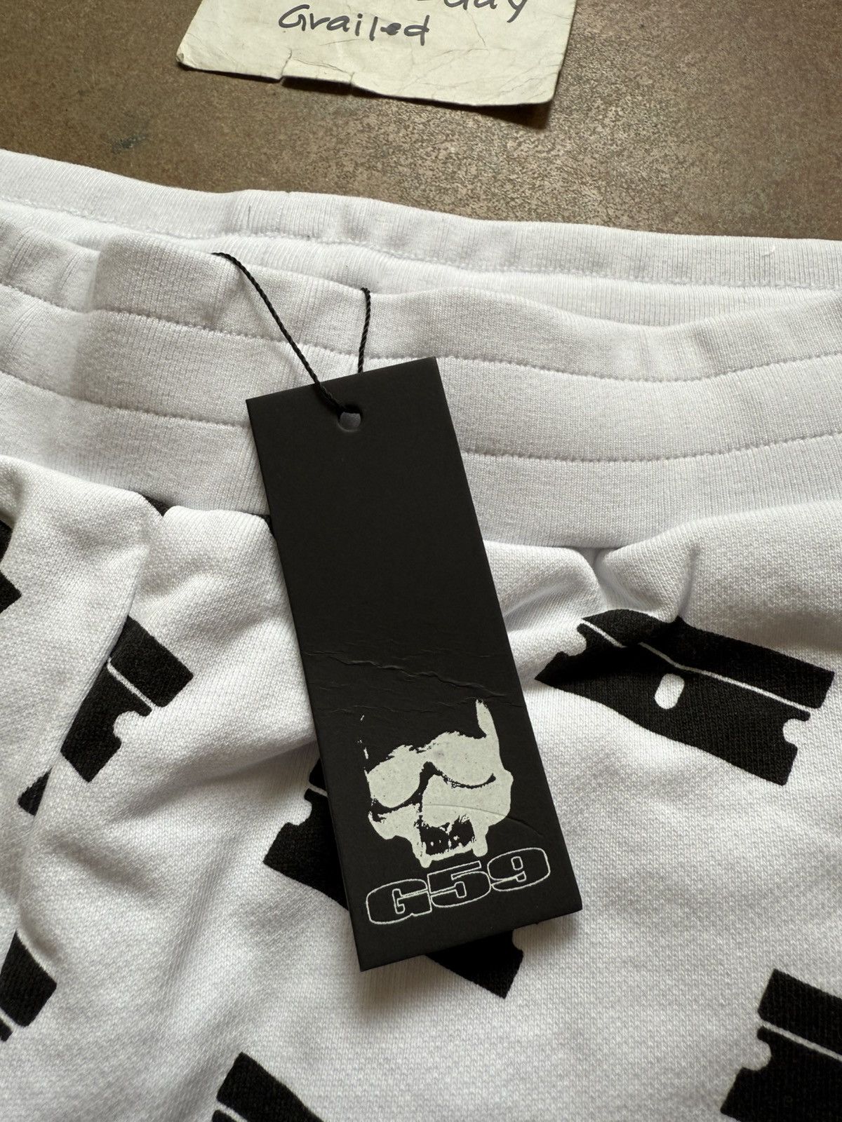 G59 Records $UICIDEBOY$ G59 Records Razor Sweatpants White Medium Size US 32 / EU 48 - 8 Thumbnail