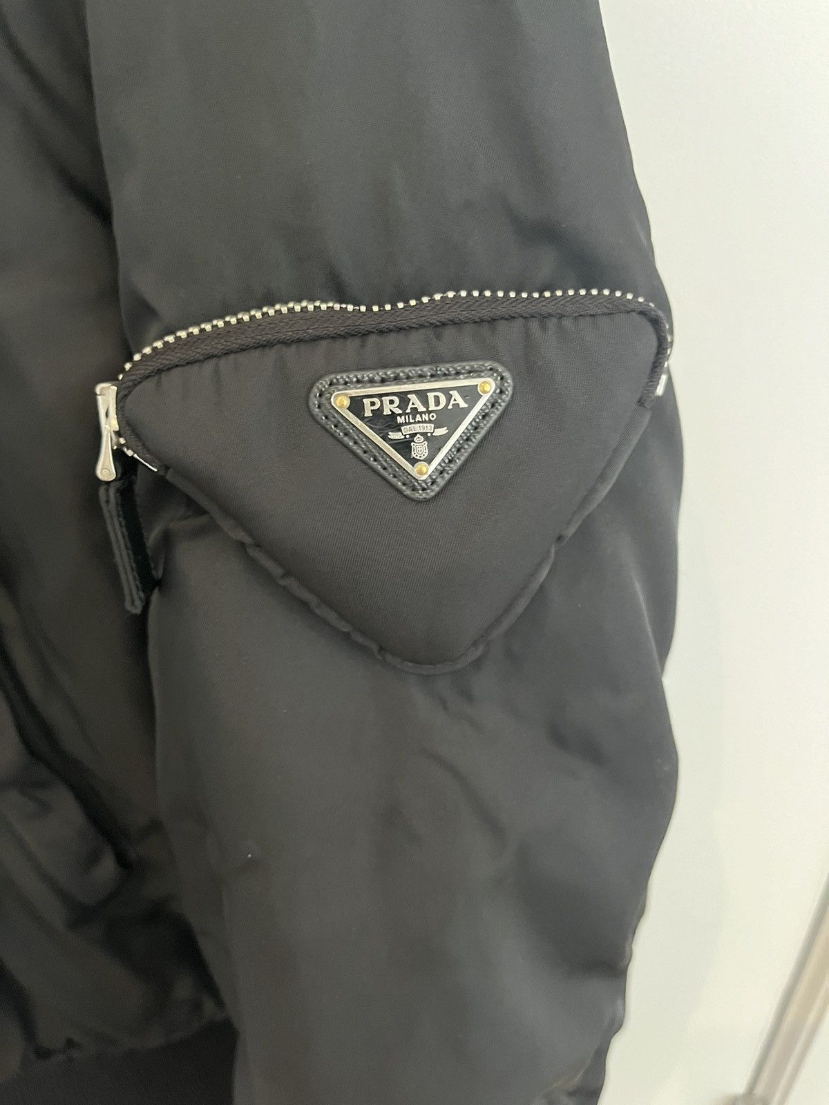 Prada PRADA RARE BOMBER NYLON ORANGE LINING Size US L / EU 52-54 / 3 - 5 Thumbnail