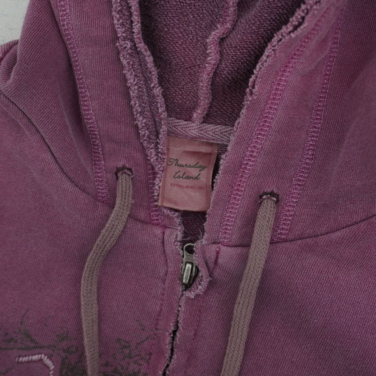 Japanese Brand 90s Japanese Distressed Hoodie Bead Drawstring lgb style Size US M / EU 48-50 / 2 - 11 Thumbnail