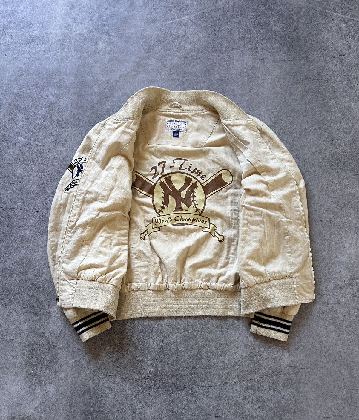 Vintage Vintage Yankees Big logo Bombers jacket y2k Size US M / EU 48-50 / 2 - 3 Thumbnail
