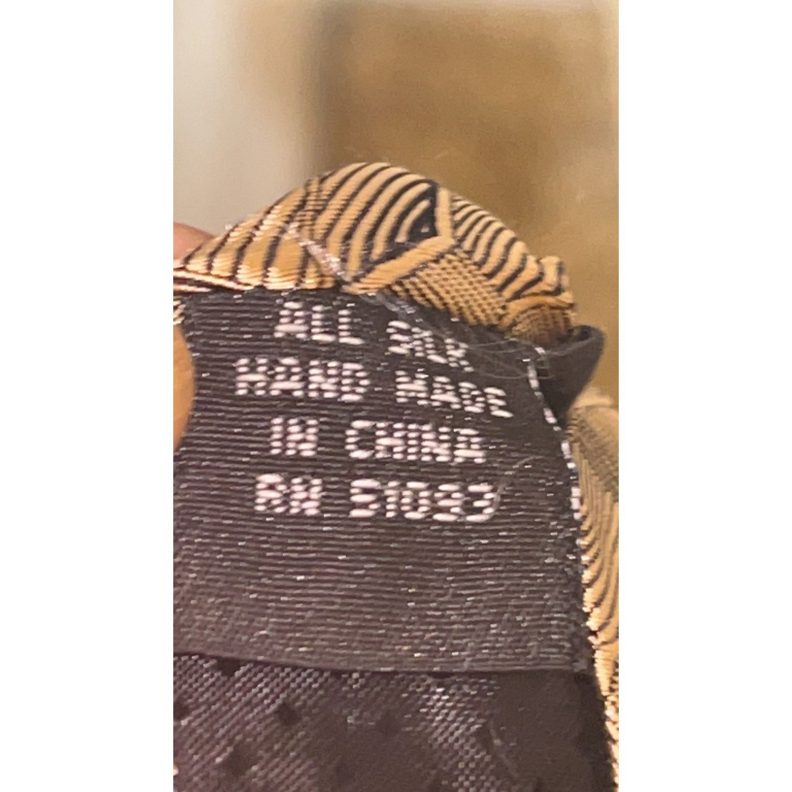 Other PRIVADO All Silk Tie - Golden Brown Hand Made Size ONE SIZE - 7 Thumbnail