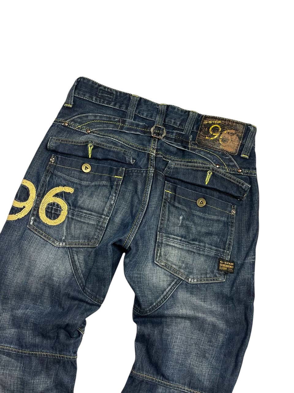G-Star × Japanese Brand × Vintage Vintage G Star 96 Elwood Y2K Jeans Size US 32 / EU 48 - 2 Thumbnail