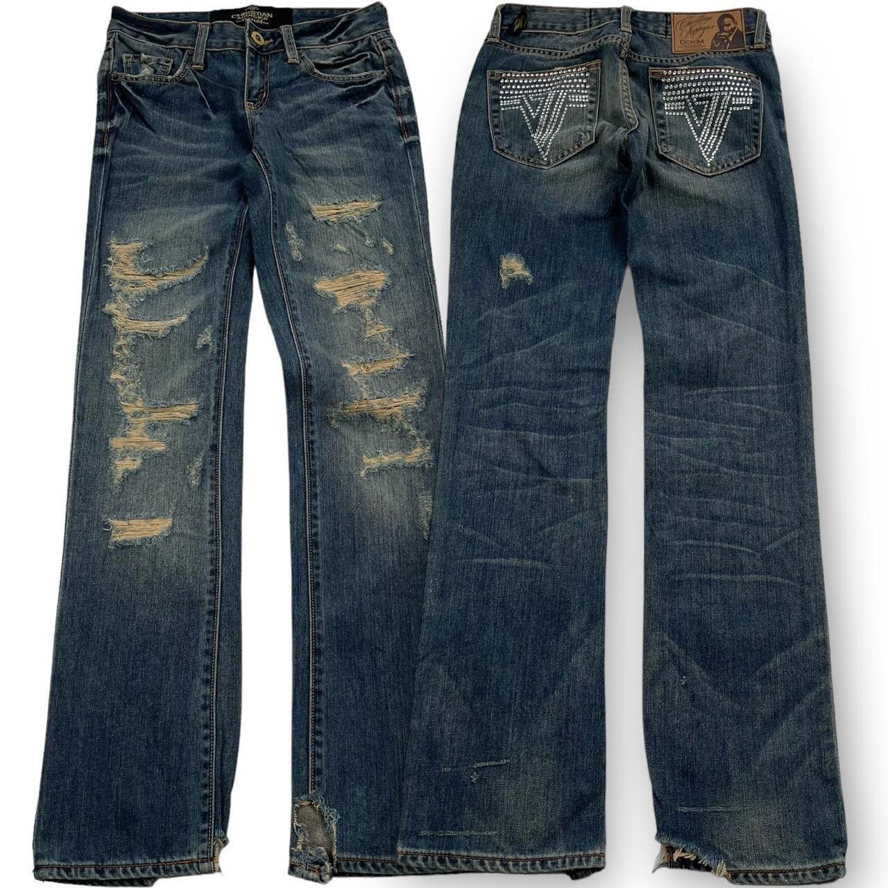 Ed Hardy Ed Hardy Women's Blue Jeans Size 26" / US 2 / IT 38 - 2 Thumbnail