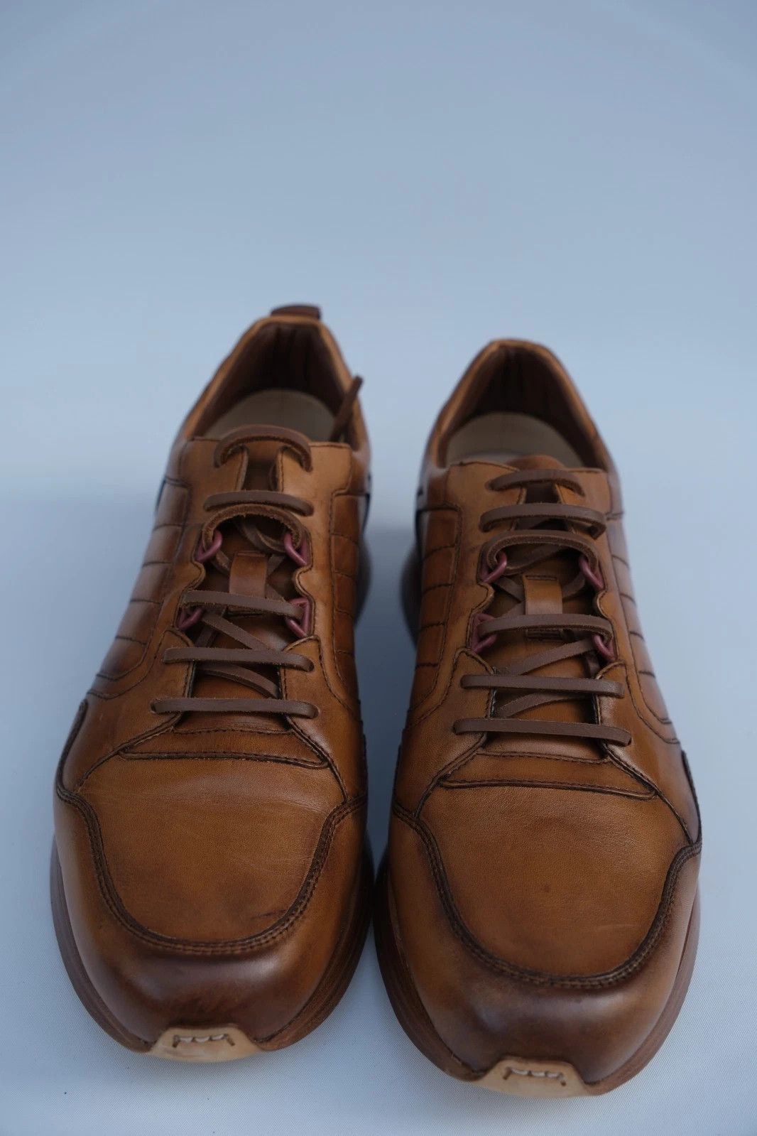 Gucci New Gucci Brown Leather Sneakers UK 10.5 US 11.5 EU 44.5 Size US 11.5 / EU 44-45 - 2 Thumbnail