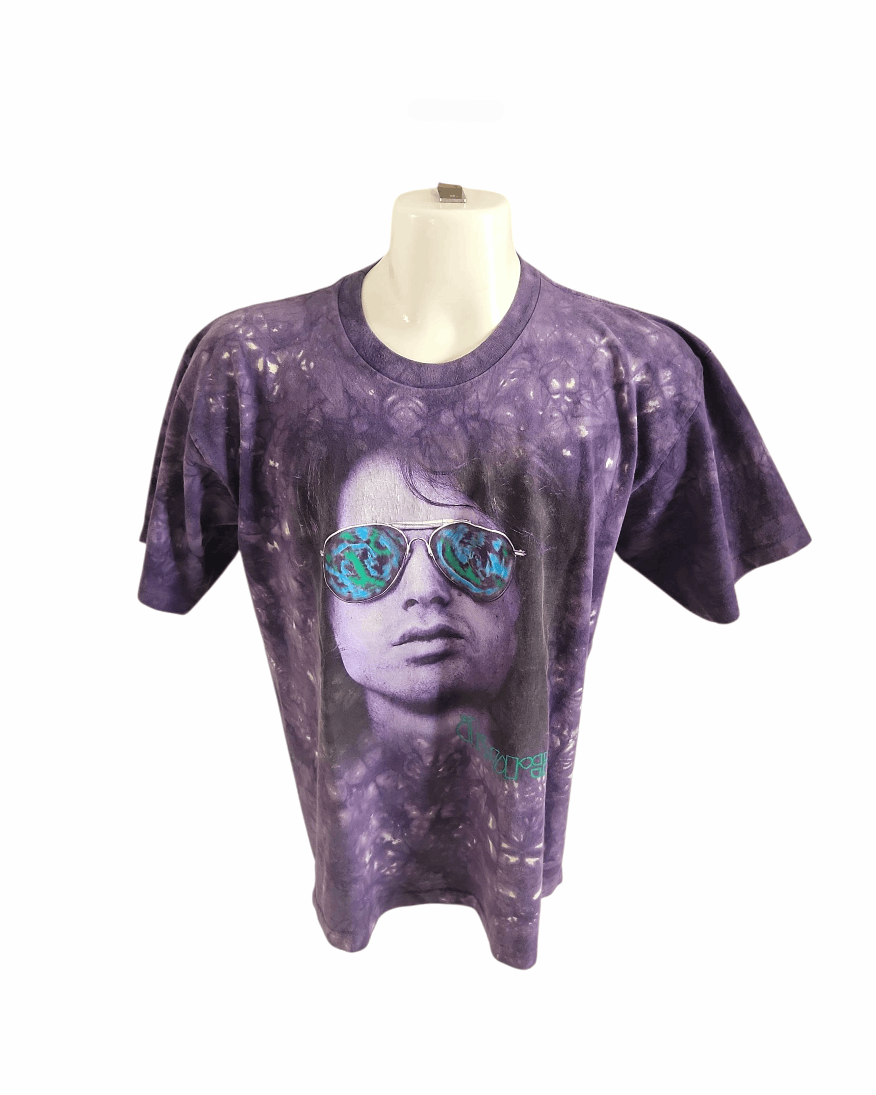 Band Tees THE DOORS Liquid Blue missing tag Tiedye Shirt 2006 SZ Large Size US L / EU 52-54 / 3 - 1 Thumbnail