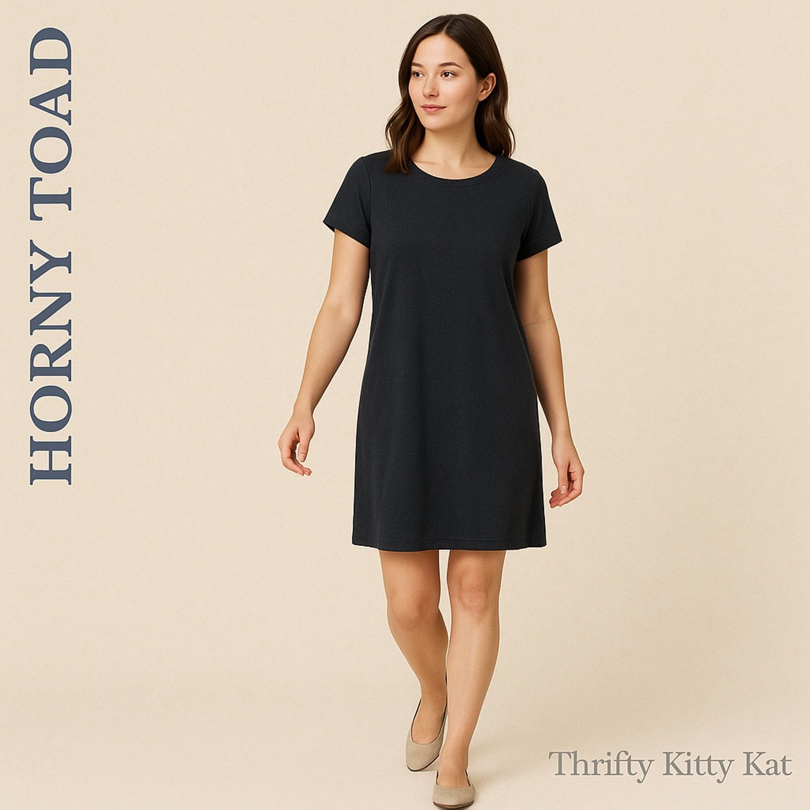Other Horny Toad T-shirt Dress Hidden Hem Pocket Charcoal Gray M Size M / US 6-8 / IT 42-44 - 8 Thumbnail
