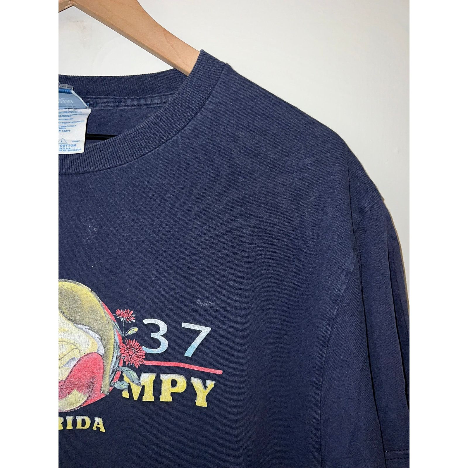 Disney Y2K Disney Florida Grumpy Character Profile Blue Shirt 2000s Size US L / EU 52-54 / 3 - 4 Thumbnail