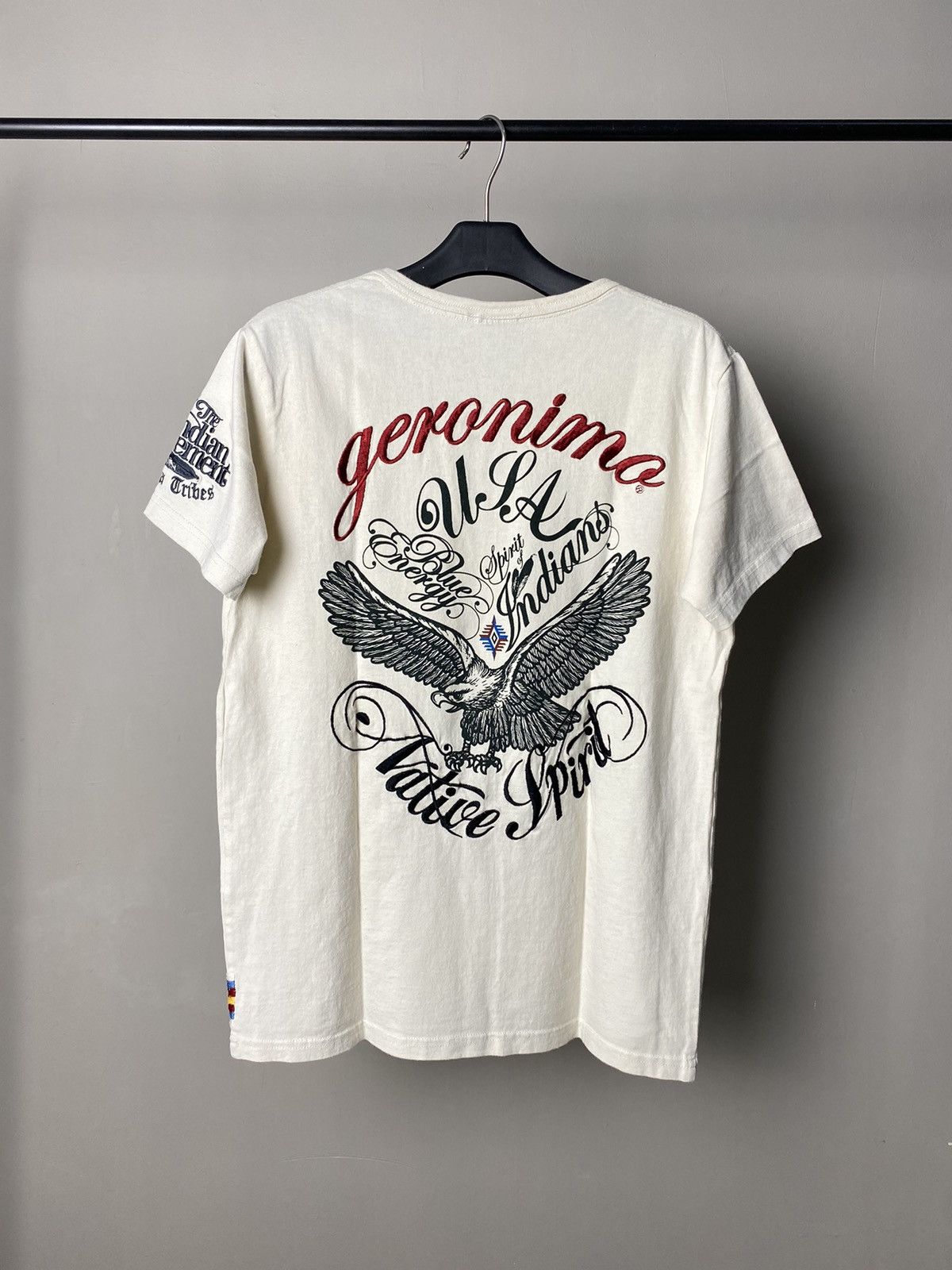 Beauty Beast × If Six Was Nine × Japanese Brand Geronimo Embroidery Poem Tshirt Size US M / EU 48-50 / 2 - 2 Thumbnail