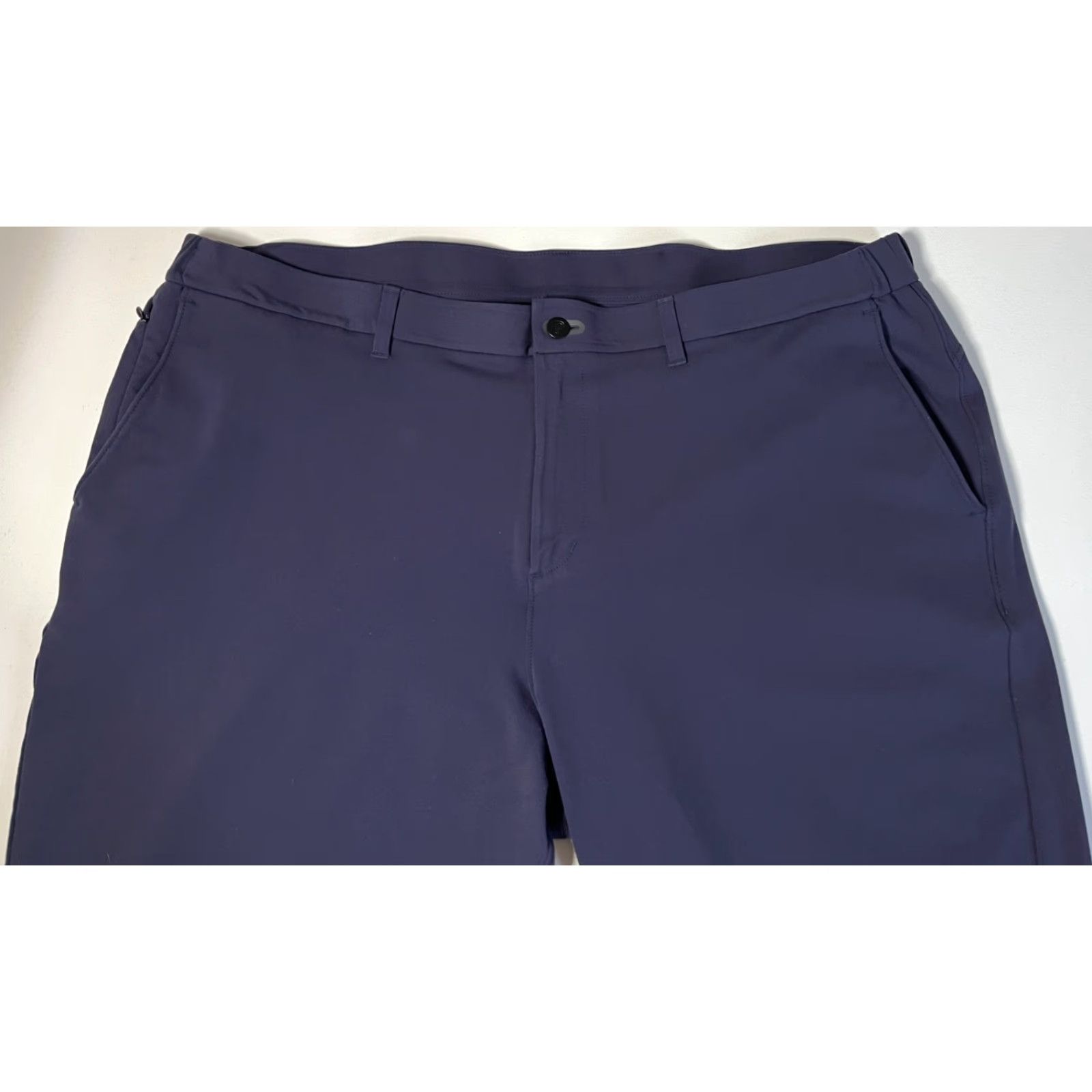Vintage VINTAGE Public Rec Chino Pants Mens Navy 42x30 City Preppy Nylon Blend Stretch Pockets Straight Regular Size US 42 / EU 58 - 6 Thumbnail