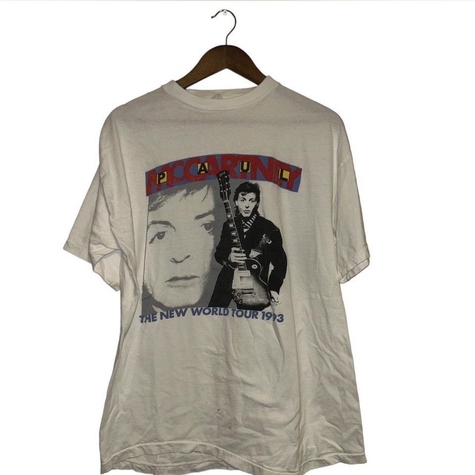 image of Vintage 93’ Paul Mccartney in White, Men's (Size XL)