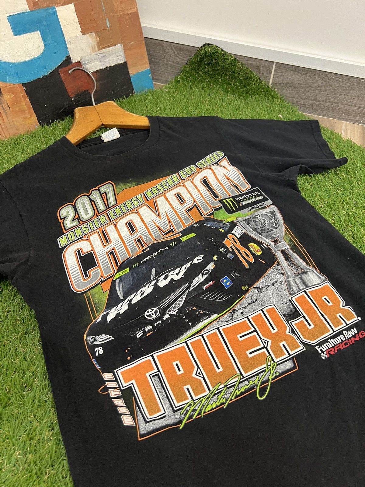 NASCAR Vintage NASCAR Monster Energy Racing T Shirt XL Y2K Stussy Size US S / EU 44-46 / 1 - 6 Thumbnail