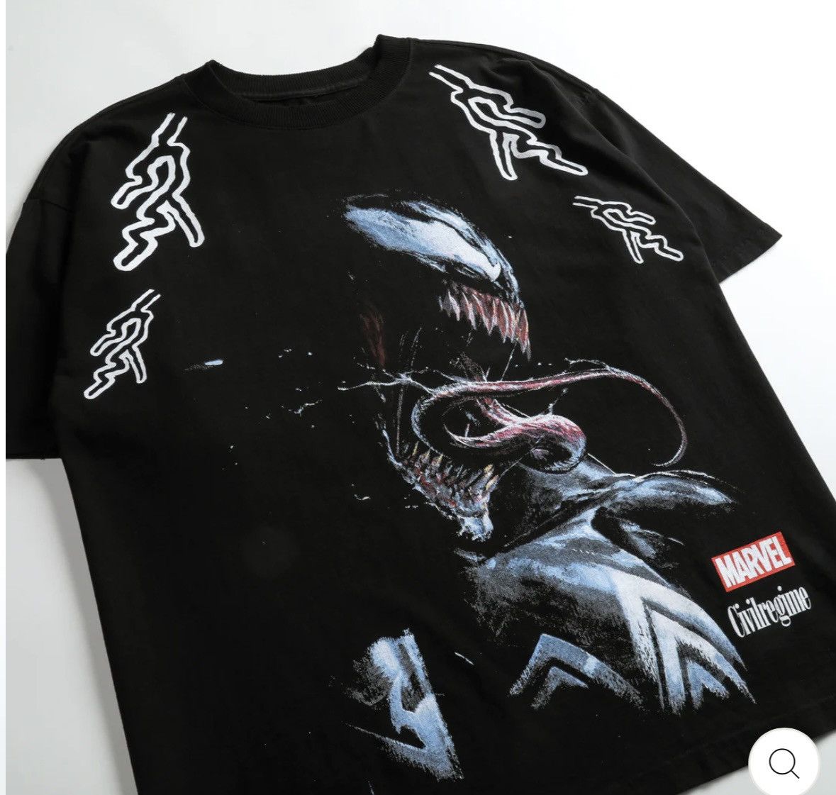 Darc Sport CIVIL REGIME X DARC SPORT X MARVELS SPIDER MAN VENOM SHIRT