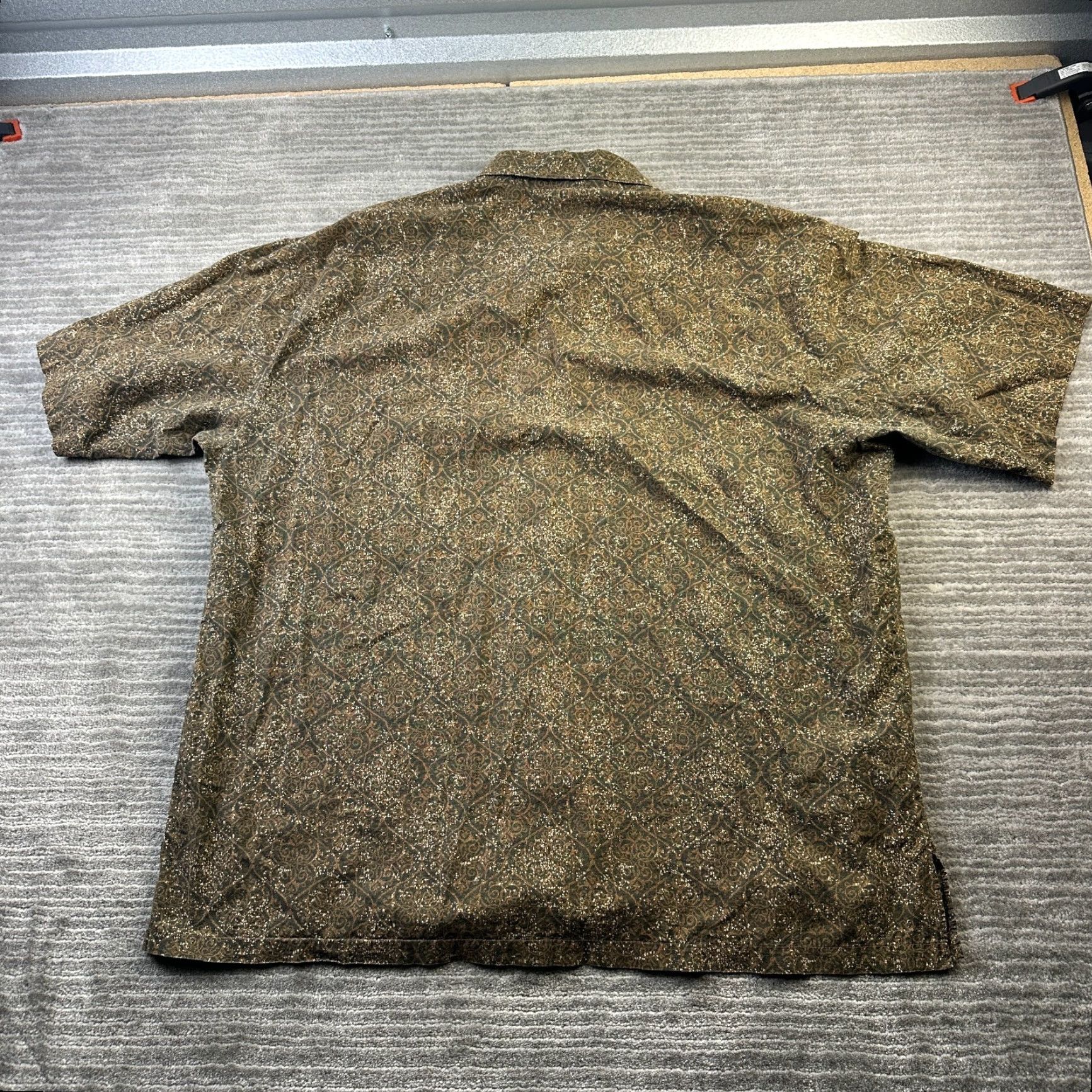 Tori Richard Tori Richard Shirt Extra Large Mens Brown Button Up Camp Size US XL / EU 56 / 4 - 2 Thumbnail