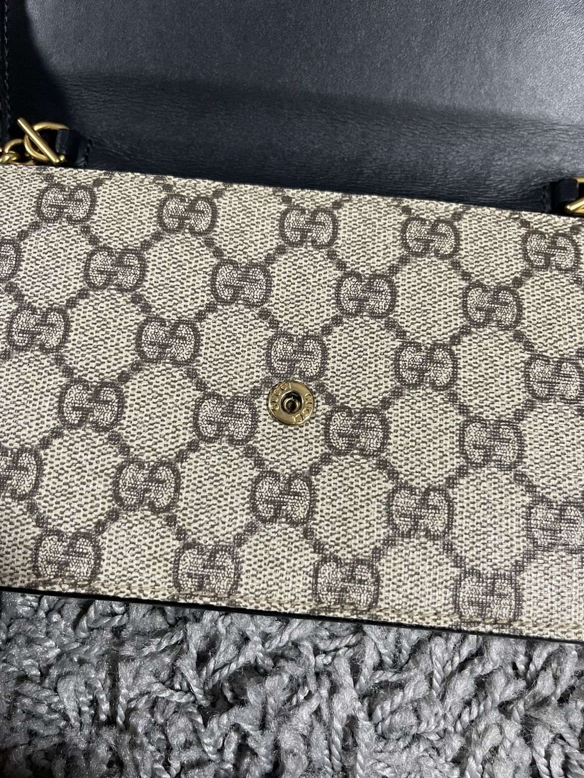 Gucci Gucci Pearl Scallop Wallet Chain Bag GG Clutch Crossbody Size ONE SIZE - 15 Thumbnail