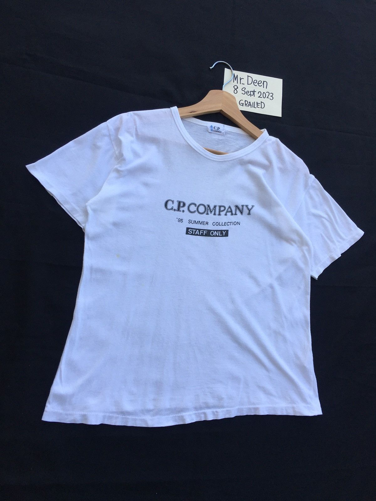 C.P. Company Vintage 90s Summer Collection CP Company Spellout Tshirt Size US S / EU 44-46 / 1 - 3 Thumbnail