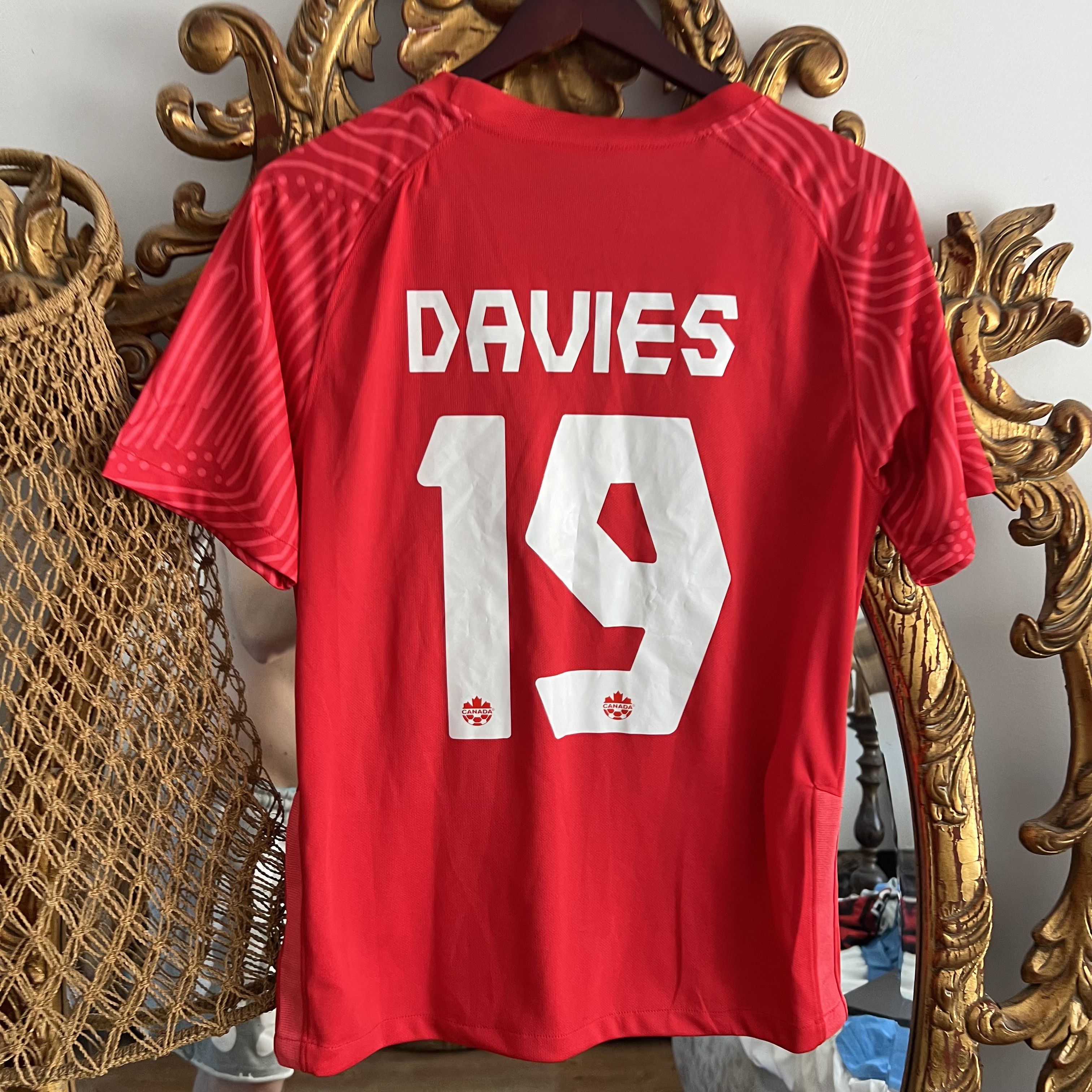 Nike Nike Davies Canada World Cup Soccer Jersey Adult Men's S Size US S / EU 44-46 / 1 - 3 Thumbnail