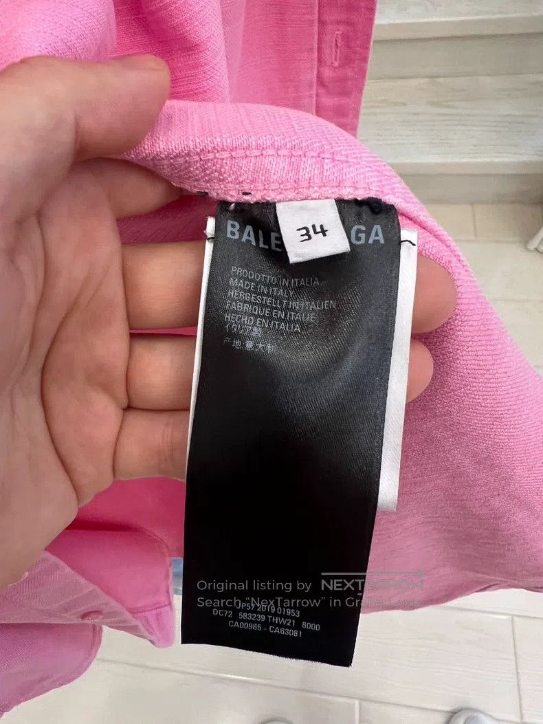 Balenciaga Balenciaga Denim Jacket Size XXS / US 00 / IT 34 - 4 Thumbnail