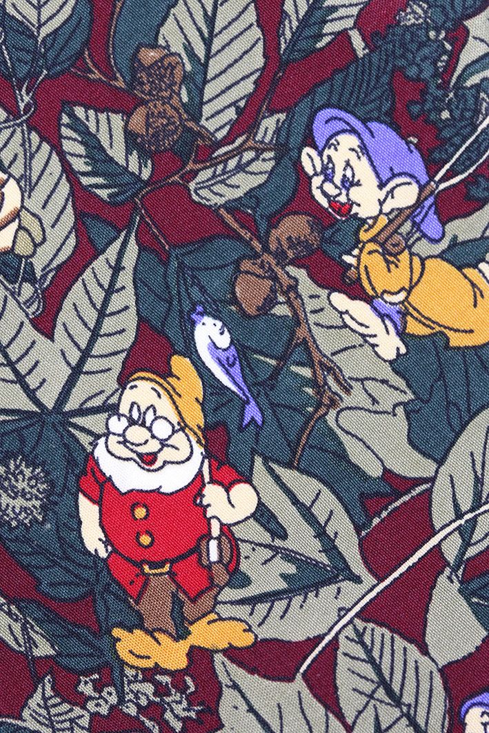 Disney Vintage Disney Silk Tie – Snow White & the Seven Dwarfs Size ONE SIZE - 6 Thumbnail