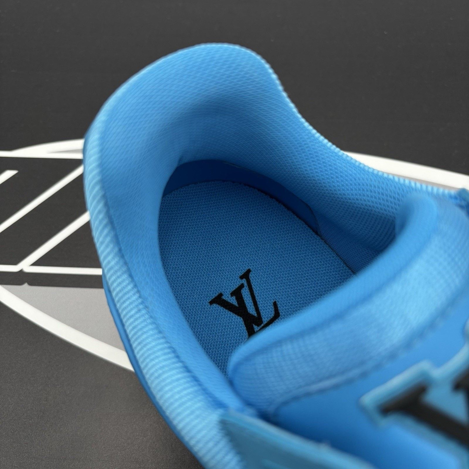 Louis Vuitton Louis Vuitton Virgil Abloh Trainer 'Blue Black' | Worn 1-3x Size US 8 / EU 41 - 7 Thumbnail