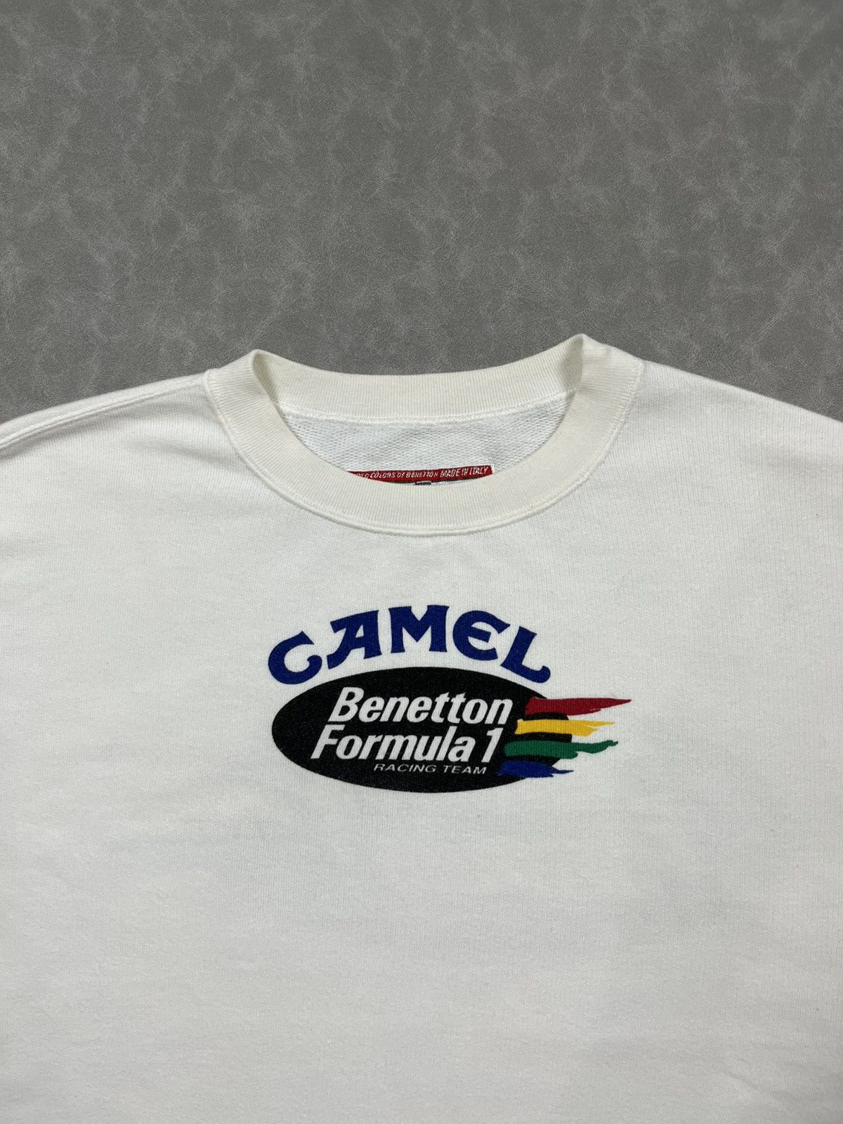 Benetton 90s Benetton Camel F1 racing team sweatshirt Size US L / EU 52-54 / 3 - 4 Thumbnail