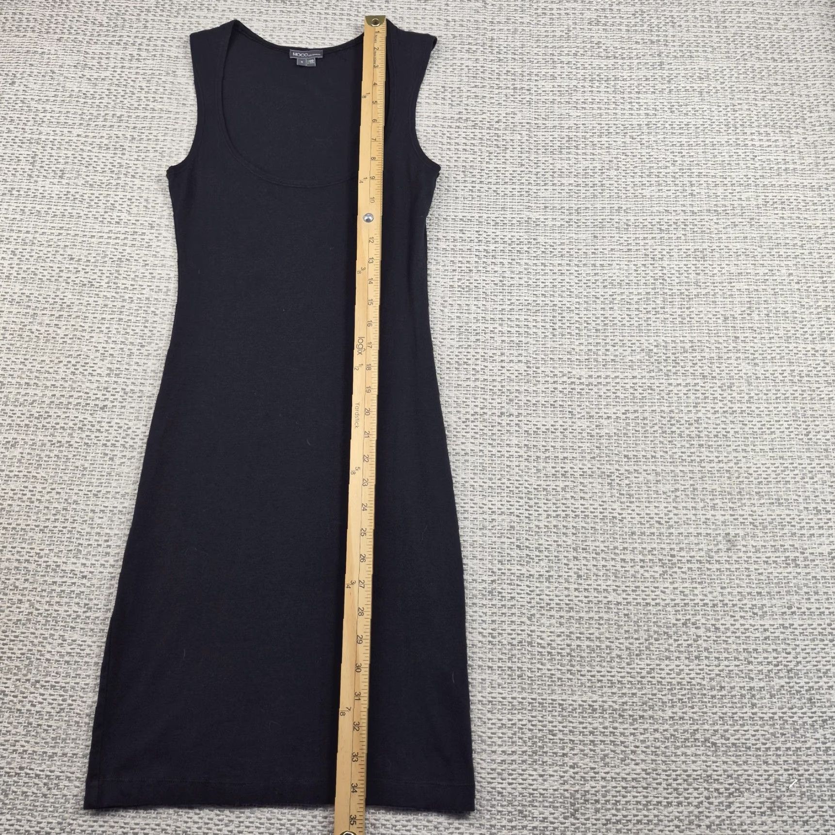 Vintage Hornitos Dress Womens Small Black Bodycon Sleeveless Scoop Neck Party Club Size S / US 4 / IT 40 - 5 Thumbnail
