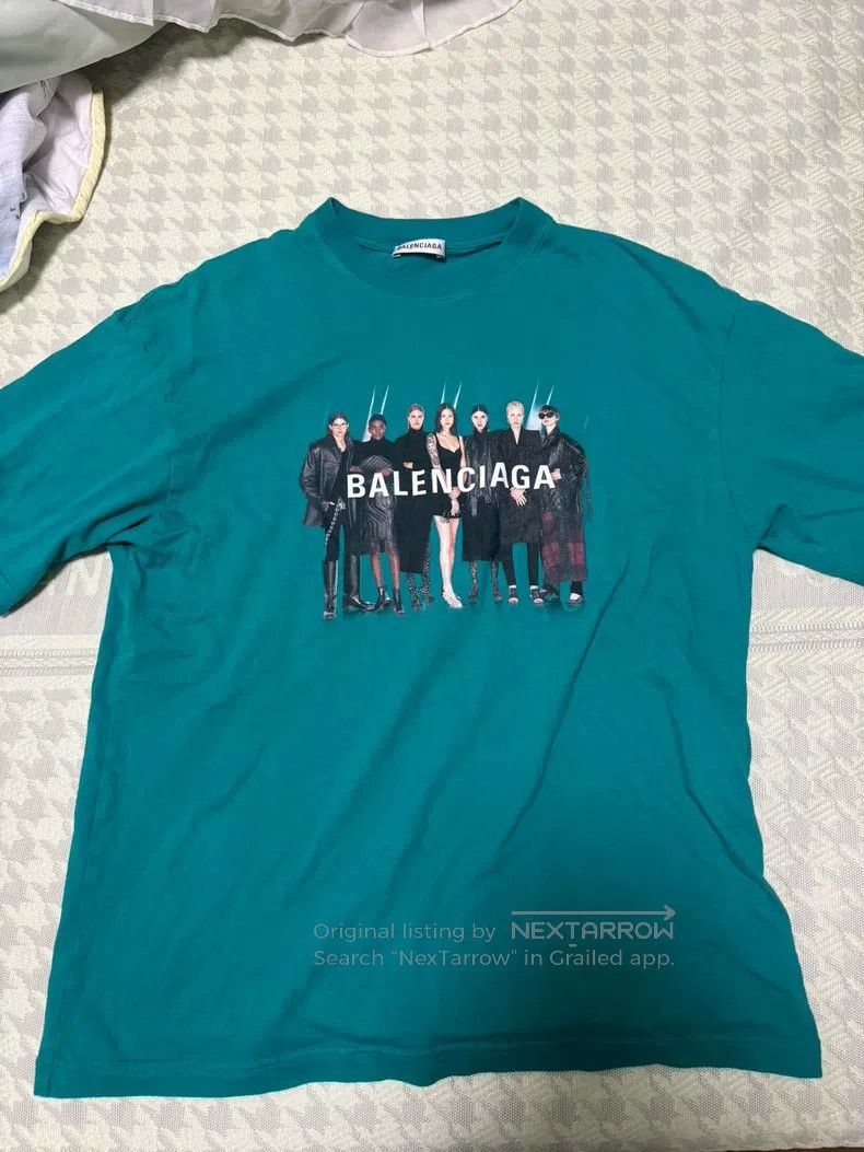 Balenciaga Balenciaga Lake Green Short-sleeve, Size L Size US L / EU 52-54 / 3 - 1 Thumbnail