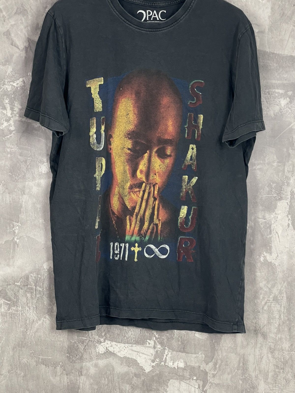 Band Tees Vintage 2Pac Tupac Shakur RIP Graphic Tee T-shirt 90s Size US S / EU 44-46 / 1 - 5 Thumbnail