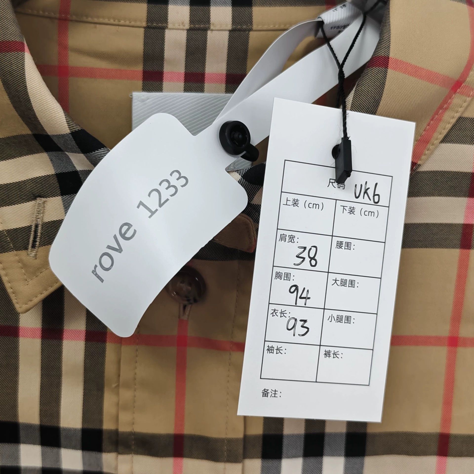 Burberry Burberry Classic Check Women's Dress UK6 99 New Size XS / US 0-2 / IT 36-38 - 3 Thumbnail
