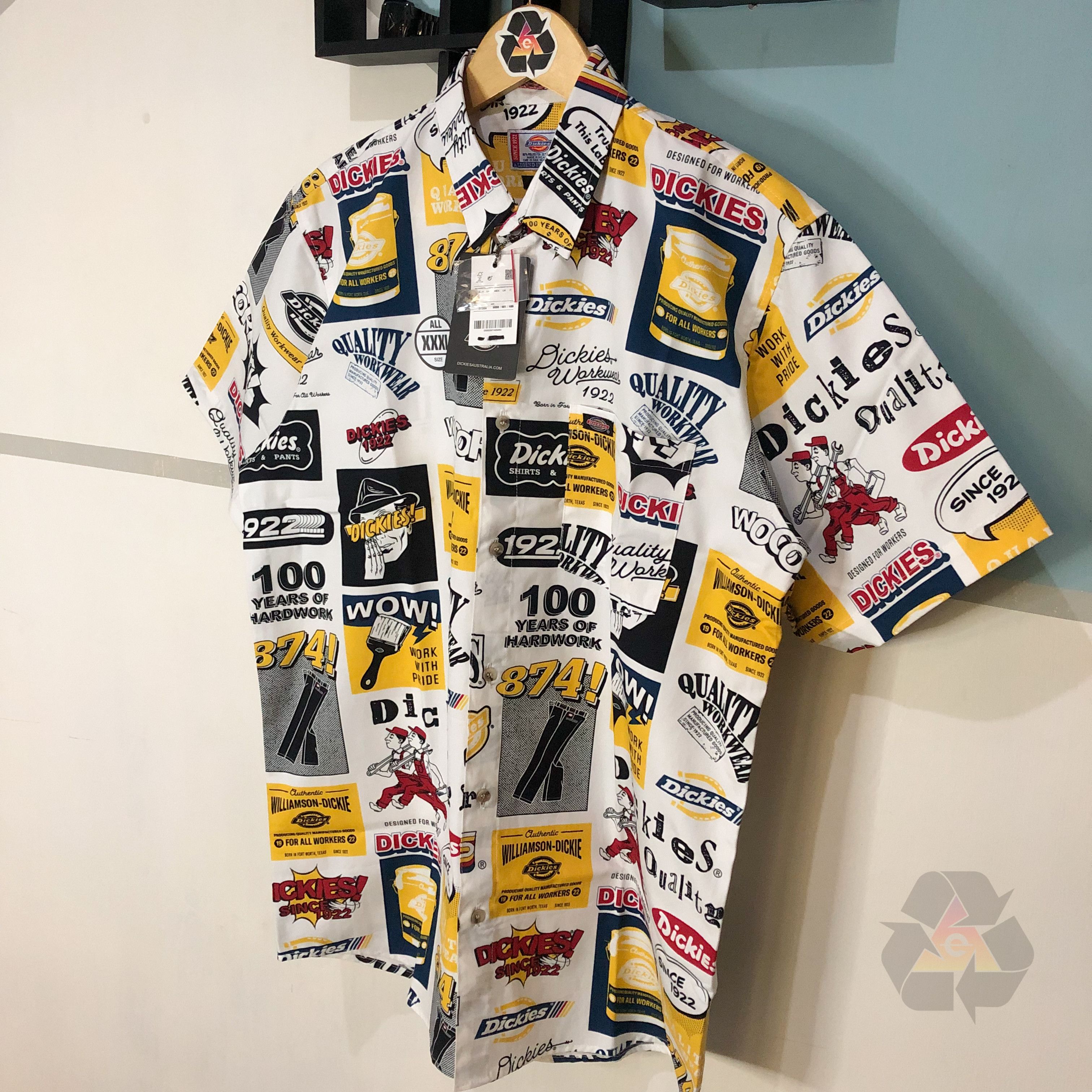 Dickies RARE Dickies Montana Short Sleeve Reg Fit Shirt Dead Stock Size US XL / EU 56 / 4 - 3 Thumbnail