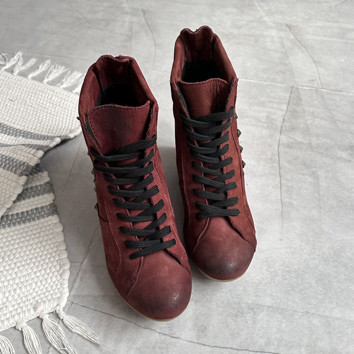 Isabel Marant Studded Wedge Style Isabel Marant Bekett Sneakers Shoes Ash Size US 6 / IT 36 - 3 Thumbnail