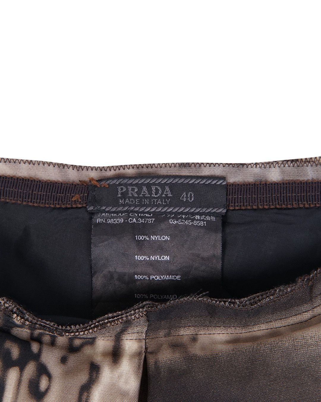 Prada Prada F/W2004 Abstract Print Skirt Size 28" / US 6 / IT 42 - 4 Thumbnail