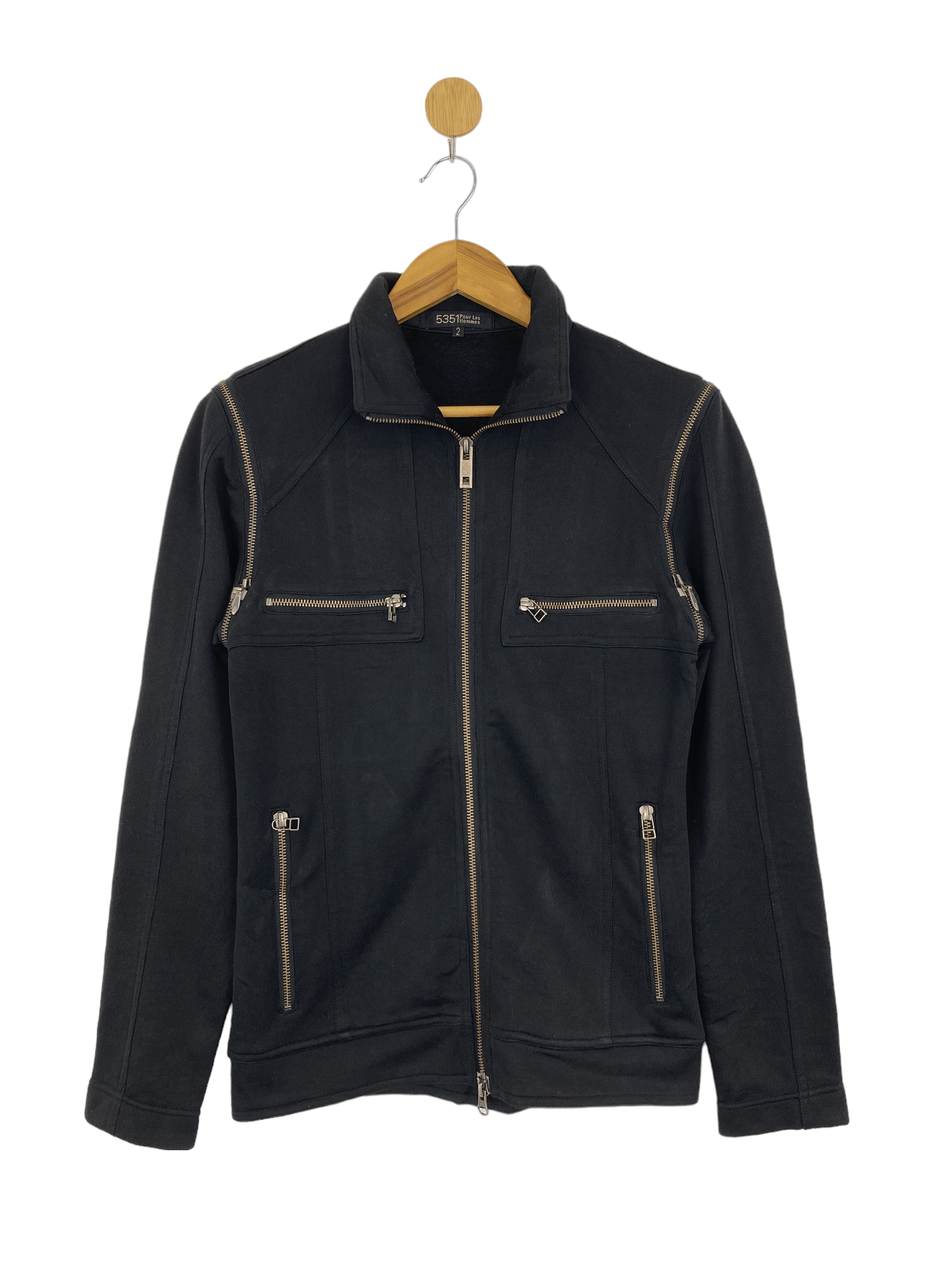 5351 POUR LES HOMMES 5351 Pour Les Hommes Avant Garde Denim Jacket MJ0062 Size US M / EU 48-50 / 2 - 1 Thumbnail