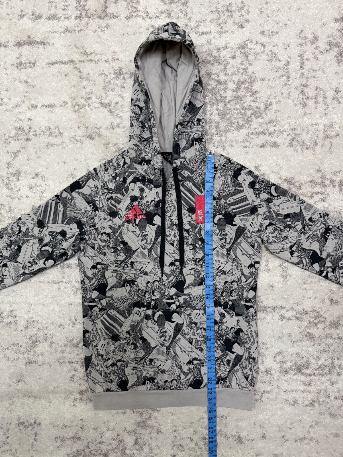 Adidas Adidas X Captain Tsubasa all-over print hoodie pink logo Size US XS / EU 42 / 0 - 20 Thumbnail