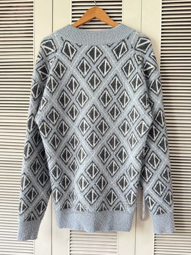 Dior Dior Diamond pattern woollen sweater Size US M / EU 48-50 / 2 - 2 Thumbnail