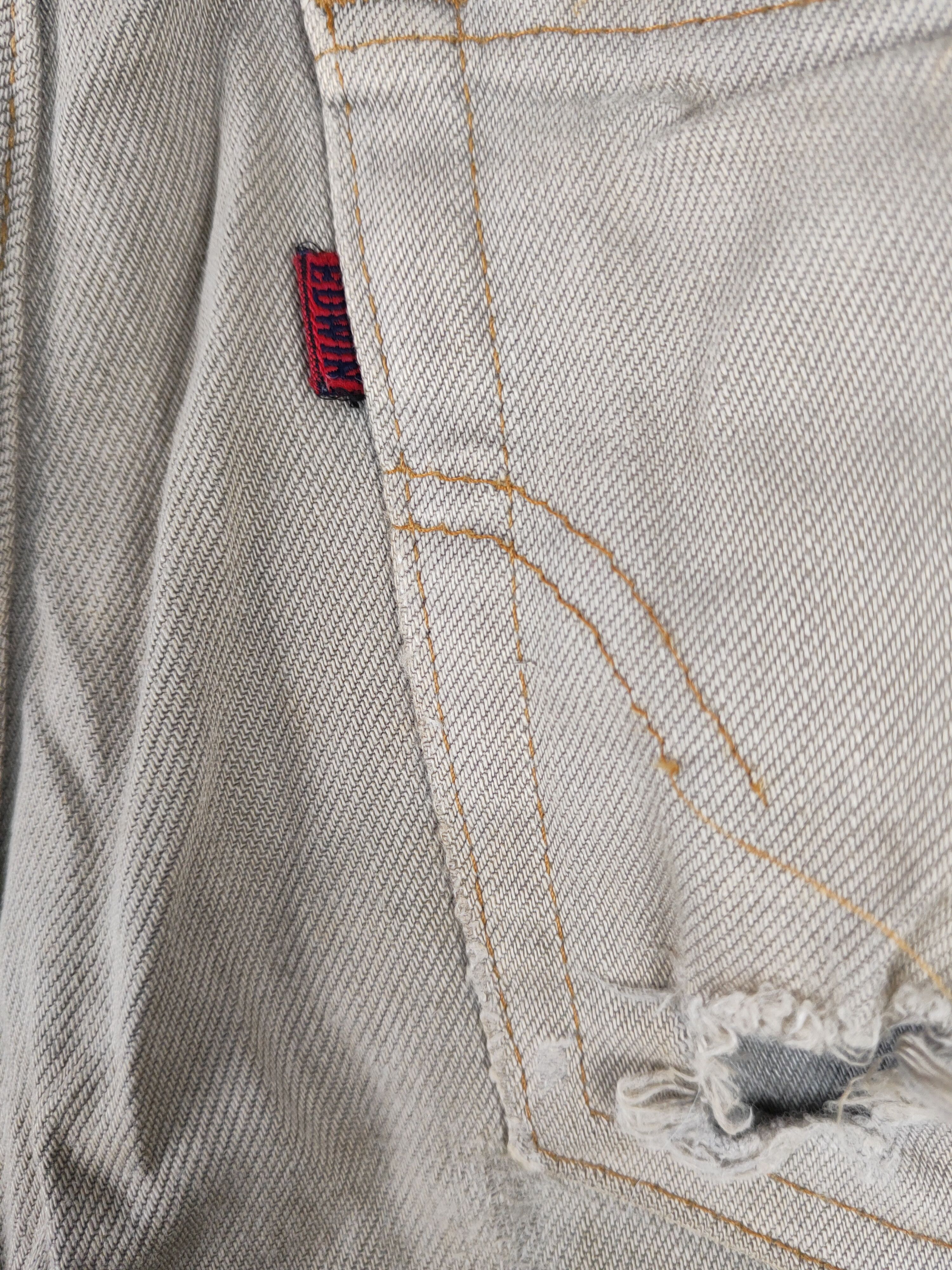 Edwin Edwin 12oz stretch denim Faded Distressed Soft Jeans #W1424 Size US 29 - 10 Thumbnail