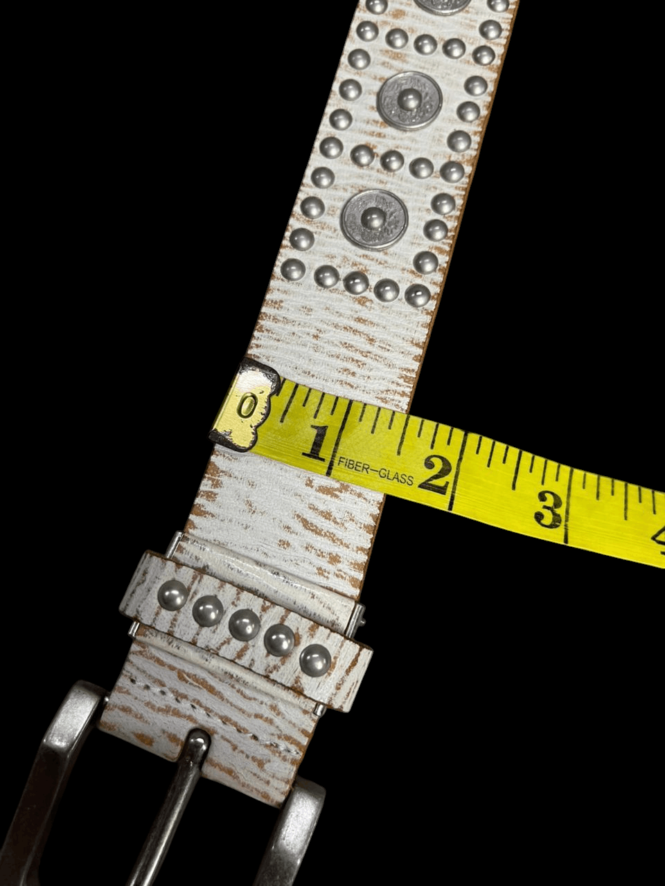 Japanese Brand Handmade Studded Leather Belts Size 34 - 7 Thumbnail