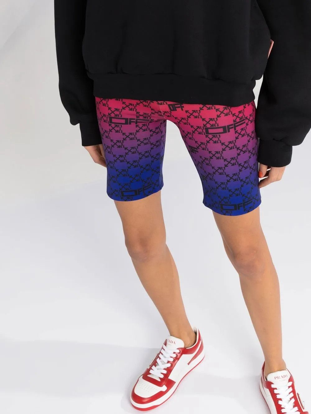 Off-White o1y1225 Short in Multicolor Size 27" / US 4 / IT 40 - 4 Thumbnail