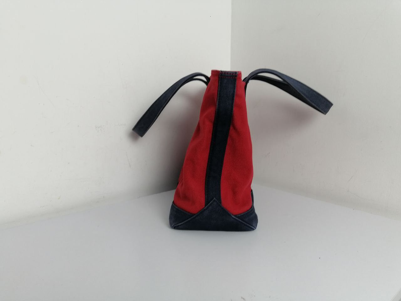 Ralph Lauren × Vintage Ralph Lauren Canvas Tote Bag Navy Red Size ONE SIZE - 4 Thumbnail