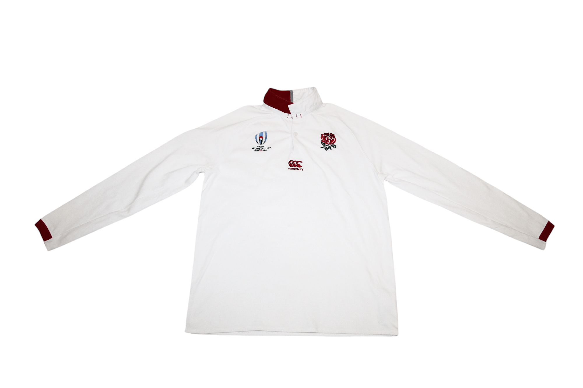 Canterbury of New Zealand Canterbury Rugby World Cup Japan '19 England team polo shirt Size US XL / EU 56 / 4 - 5 Thumbnail