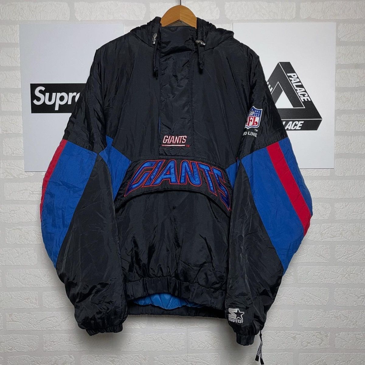 NFL Vintage 90s New York Giants Starter Jacket NFL Size US XL / EU 56 / 4 - 1 Thumbnail