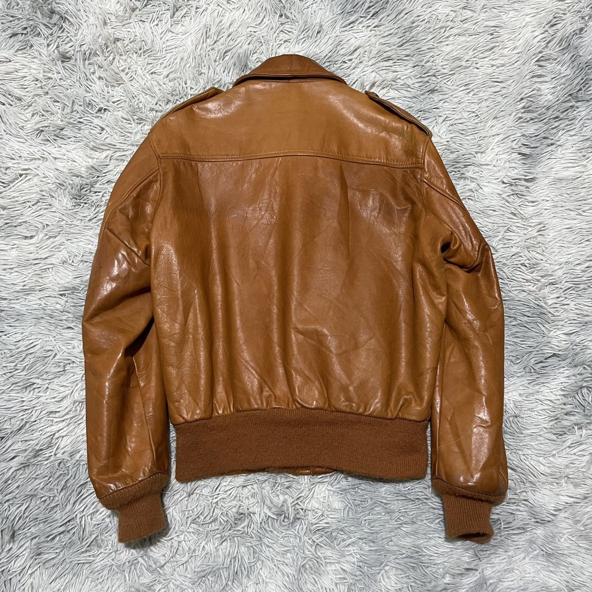 Other A2 Vintage Genuine Leather Jacket Size US M / EU 48-50 / 2 - 3 Thumbnail