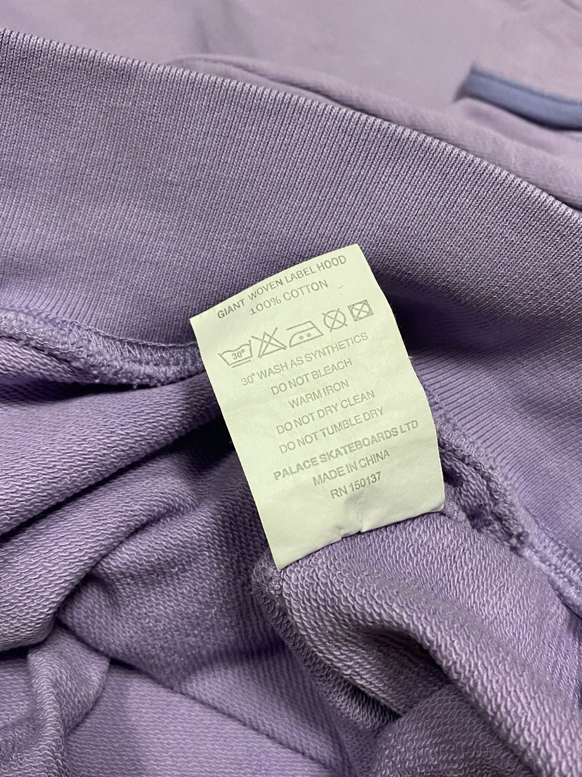 Palace Palace Giant Woven Label Hood hoodie big logo Size US S / EU 44-46 / 1 - 11 Thumbnail