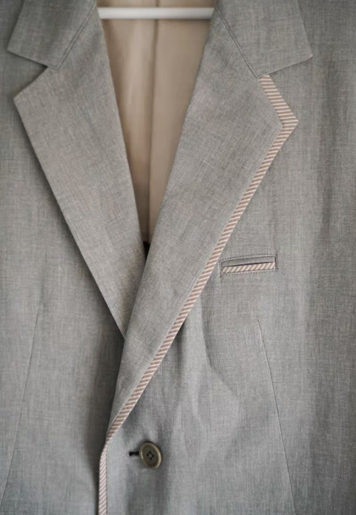 Yohji Yamamoto Yohji Yamamoto 10SS Takeshi Kitano Gray Blazer K4 Size US XL / EU 56 / 4 - 3 Thumbnail