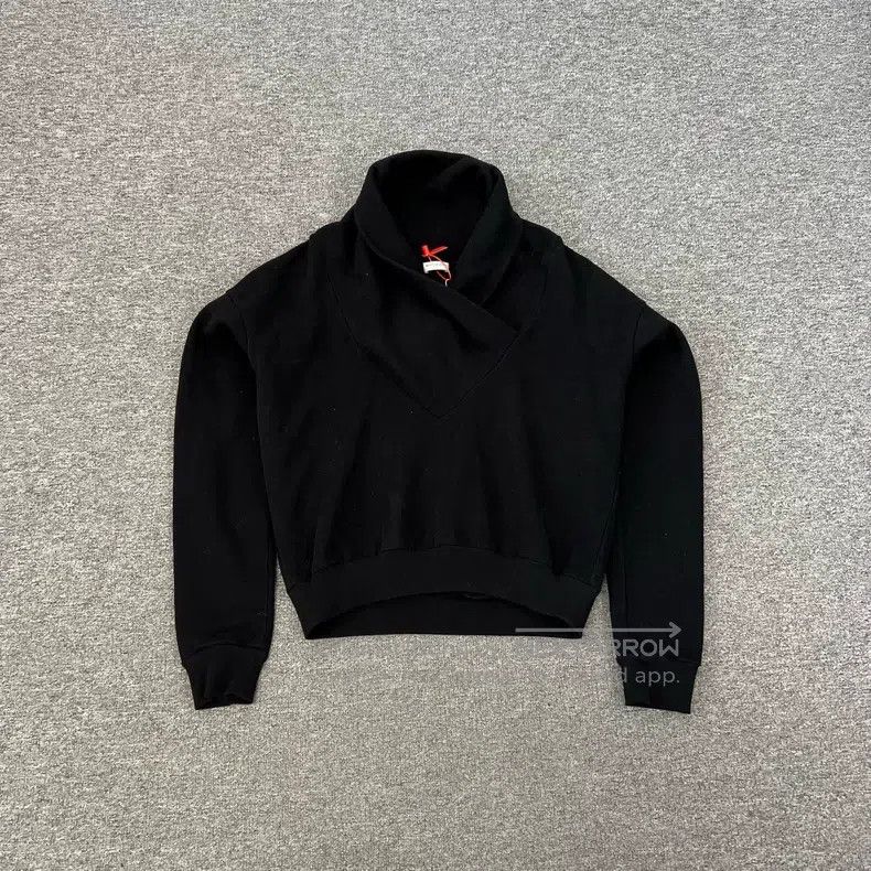 Saint Laurent Paris Saint Laurent Paris Black V-Neck Sweatshirt Size XS / US 0-2 / IT 36-38 - 3 Thumbnail