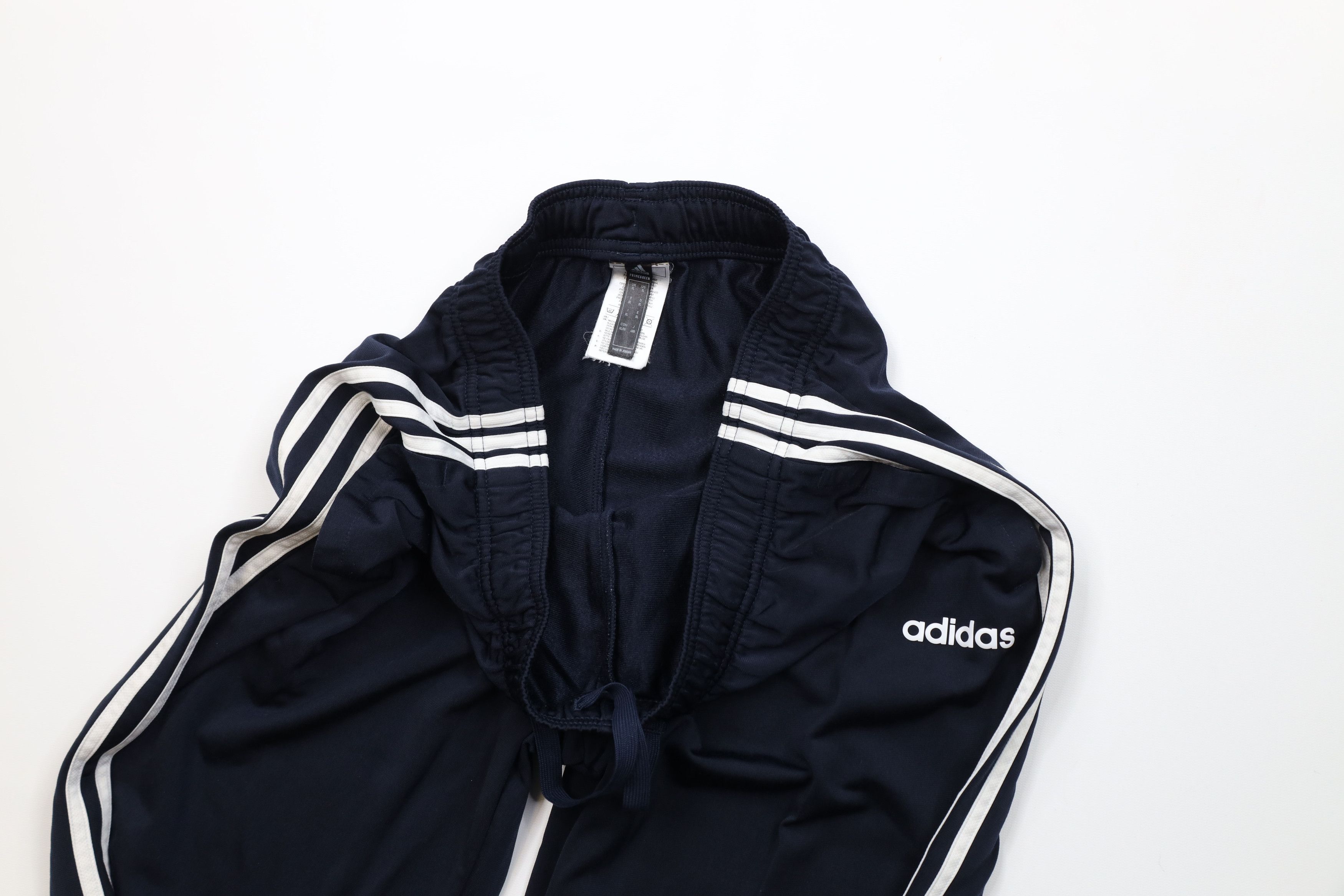 Adidas Vintage Y2K Adidas Spell Striped Wide Leg Sweatpants Blue Size US 38 / EU 54 - 10 Thumbnail
