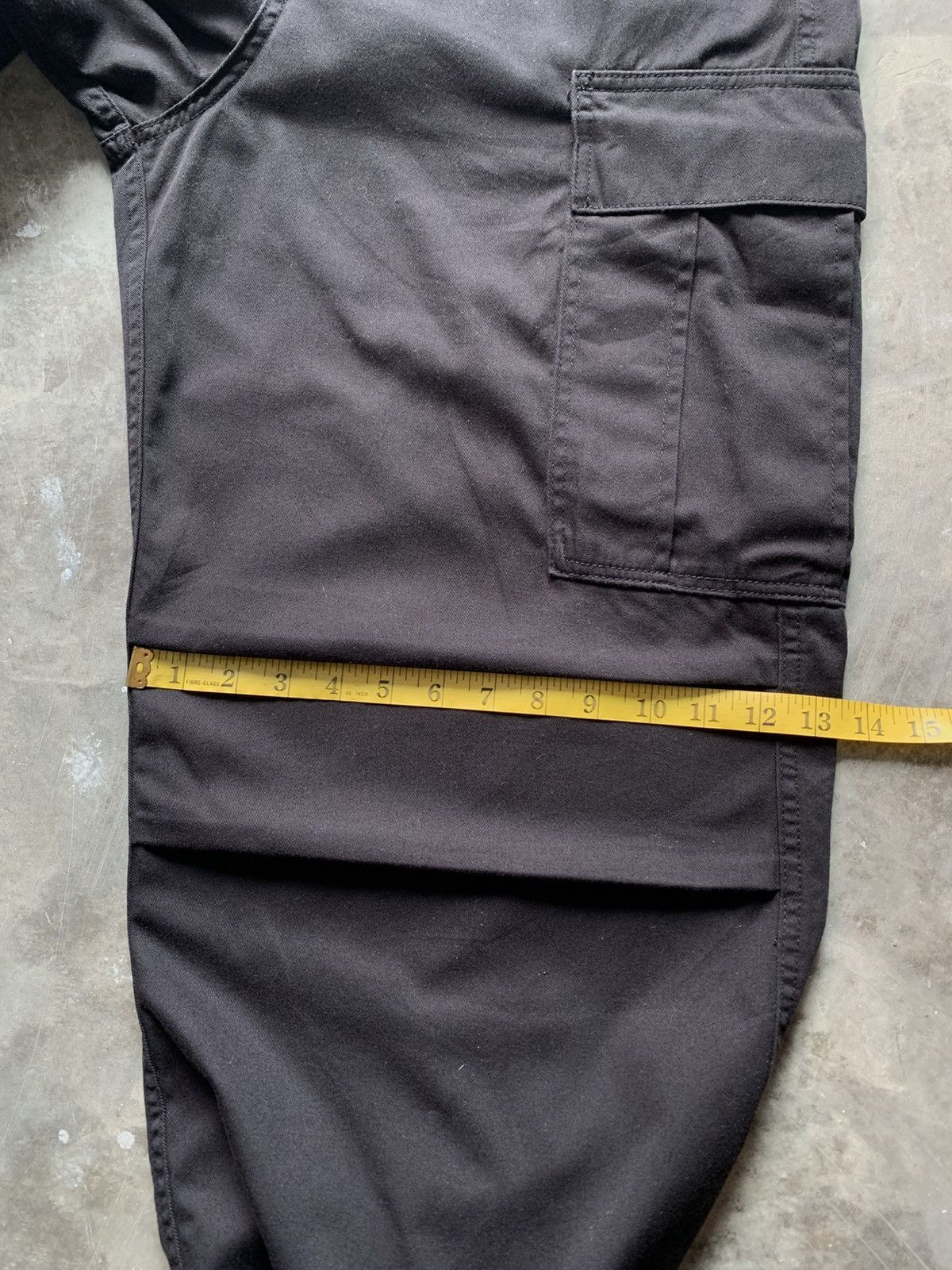 GU × Japanese Brand × Yohji Yamamoto Gu Super Wide Yohji Yamamoto Style Cargo Pants Size US 30 / EU 46 - 9 Thumbnail